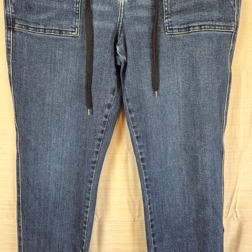 Judy Blue Jeans Womens 11/30 Black Jogger High Waist Drawstring Stretch JB88740 - Picture 8 of 16